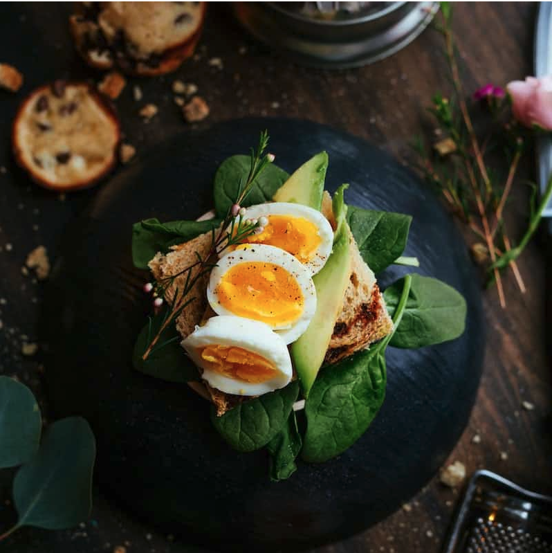 Photo of beautifully arranged food